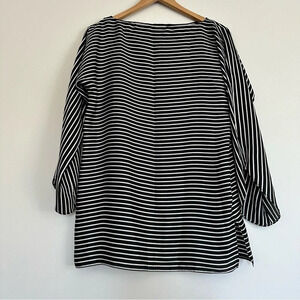 Lauren Ralph Lauren Tunic Blouse Striped Size: XS